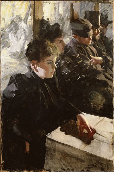 397x600 Anders Zorn A European Artist Seduces America Boston's Isabella - Anders Zorn Painting