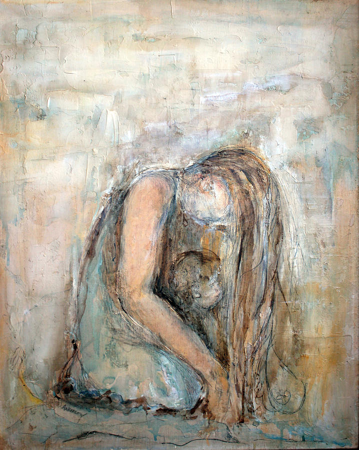 718x900 Loving Care Painting By Dorothy Andersen - Andersen Painting