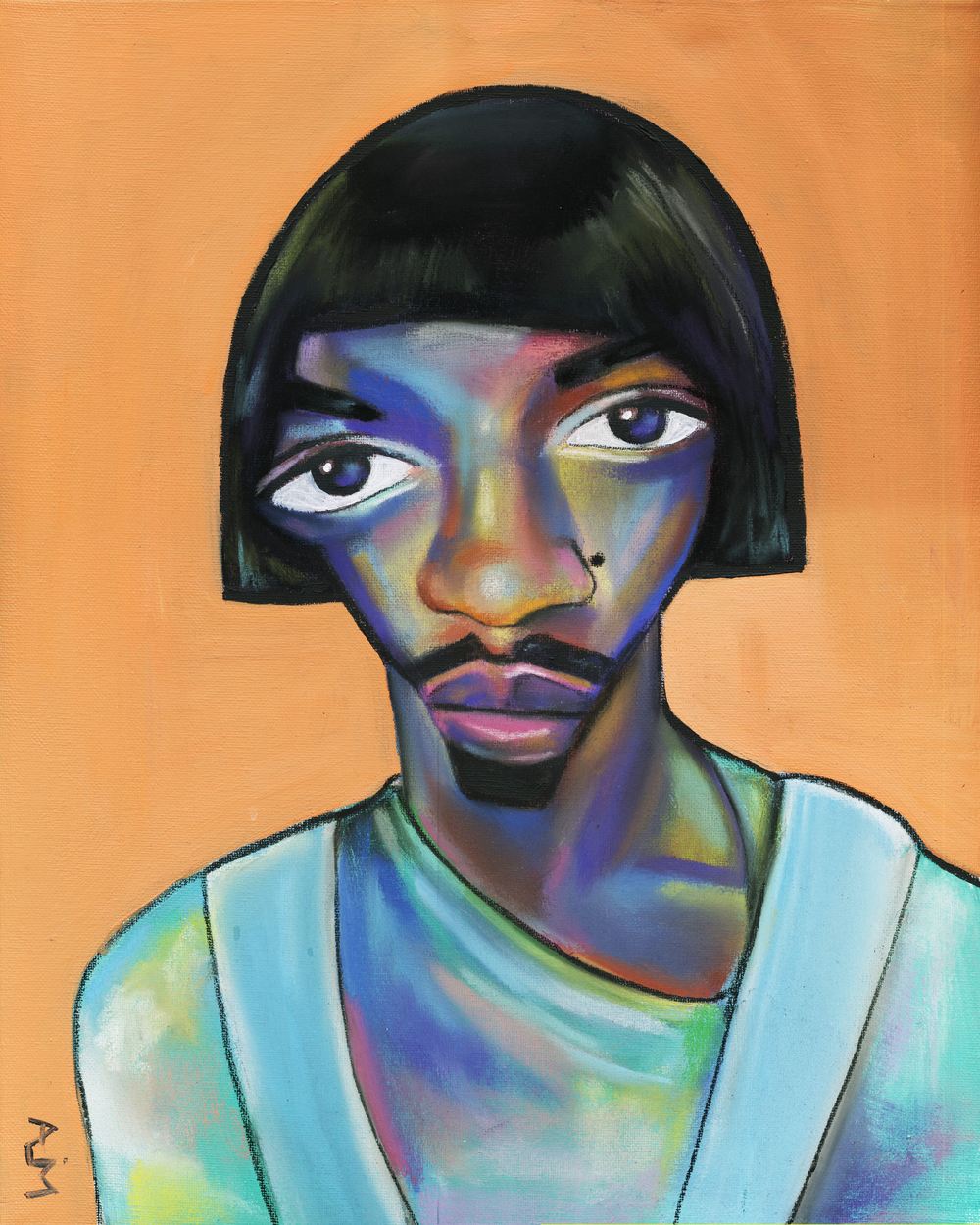 1000x1250 Andre 3000 Print Yesterdaynite - Andre 3000 Painting