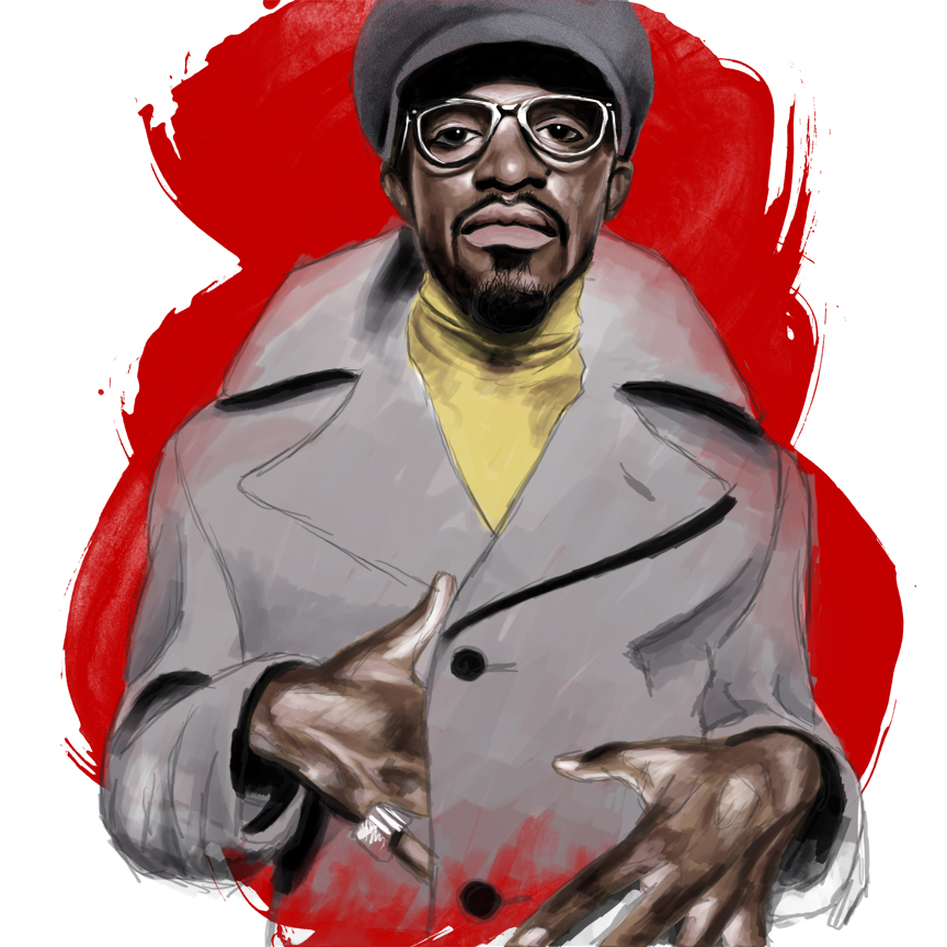 864x864 Andre 3000 All Together Now (The Beatles Cover) Chromemusic - Andre 3000 Painting