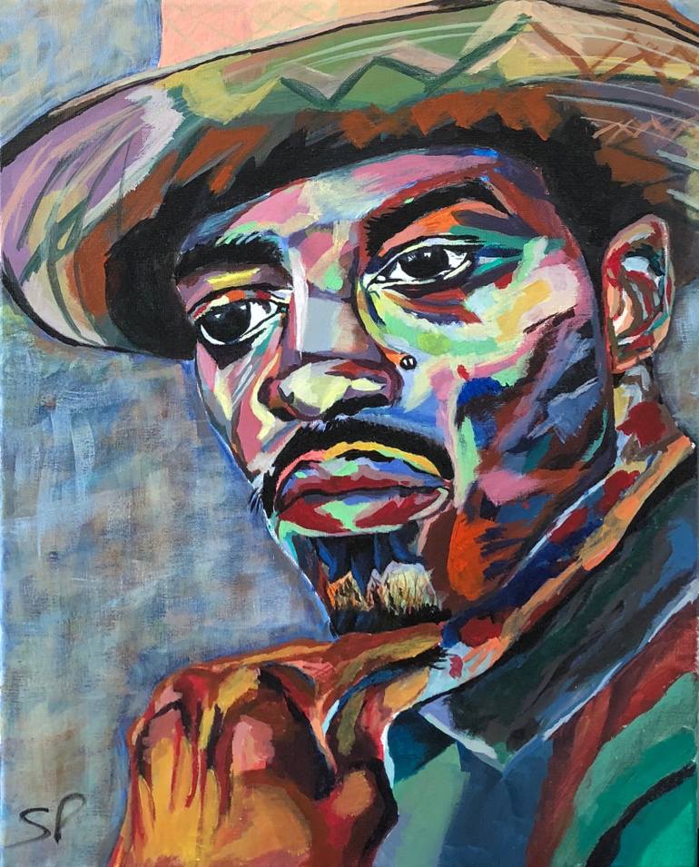 770x955 Saatchi Art 3000 Painting By Salim Parbtani - Andre 3000 Painting
