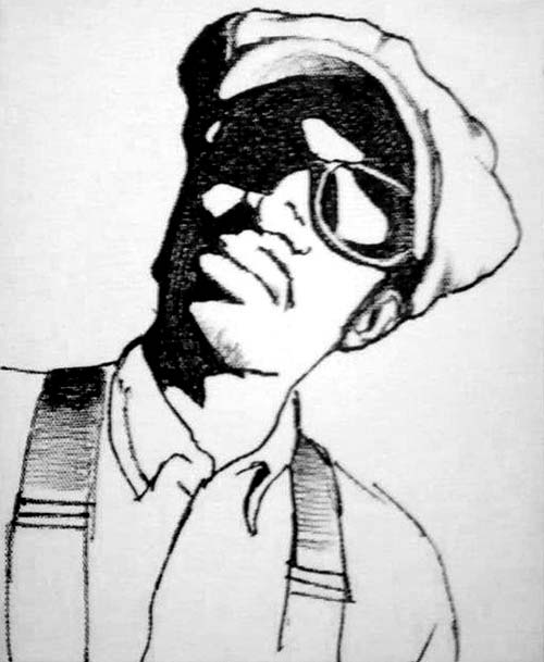 500x609 Andre 3000 Painting 2012 Nicholas Payton - Andre 3000 Painting