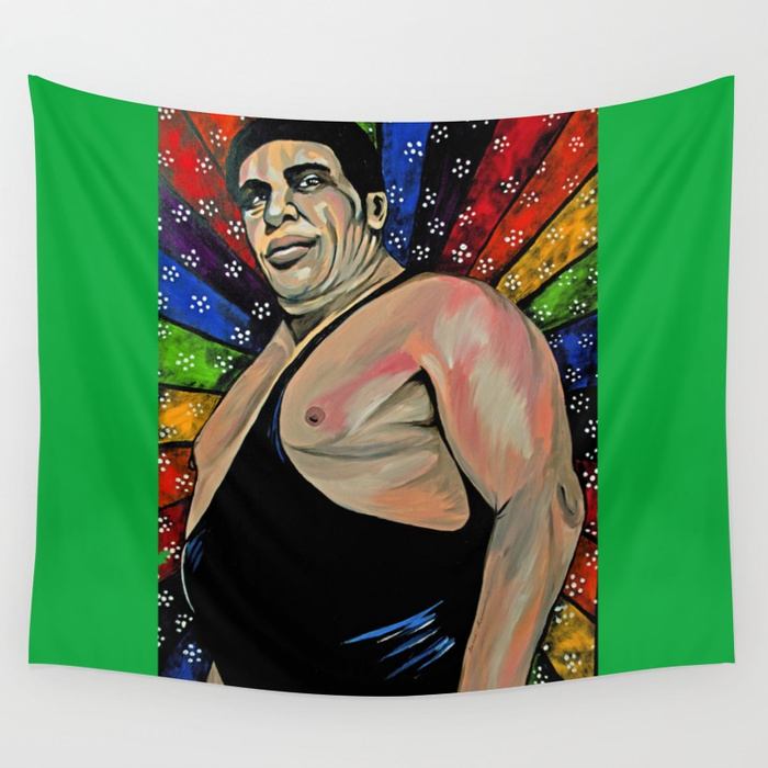 700x700 Andre The Giant Wall Tapestry By Portraitsontheperiphery Society6 - Andre The Giant Painting