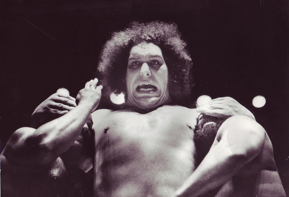 1000x682 Scott Bowden Presents Kentucky Fried Rasslinon This Day - Andre The Giant Painting