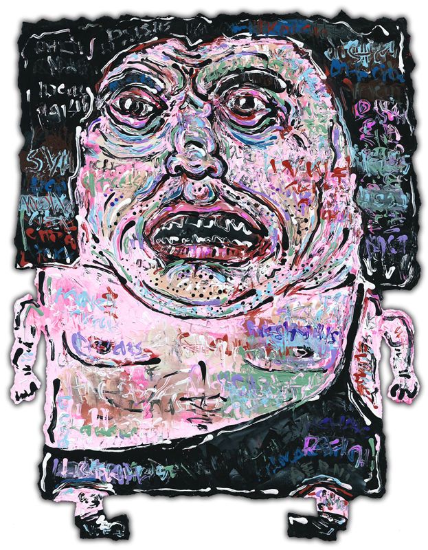 623x800 Aerni Original Painting Wrestling Wwf Wwe Pop Art Andre - Andre The Giant Painting