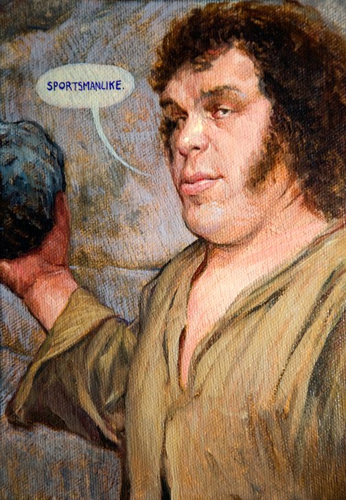 504x727 Adam Rex Andre The Giant Has A Portrait - Andre The Giant Painting
