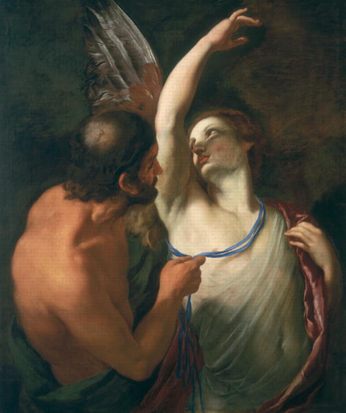 503x600 Daedelus And Icarus Painting Andrea Sacchi Oil Paintings - Andrea Painting