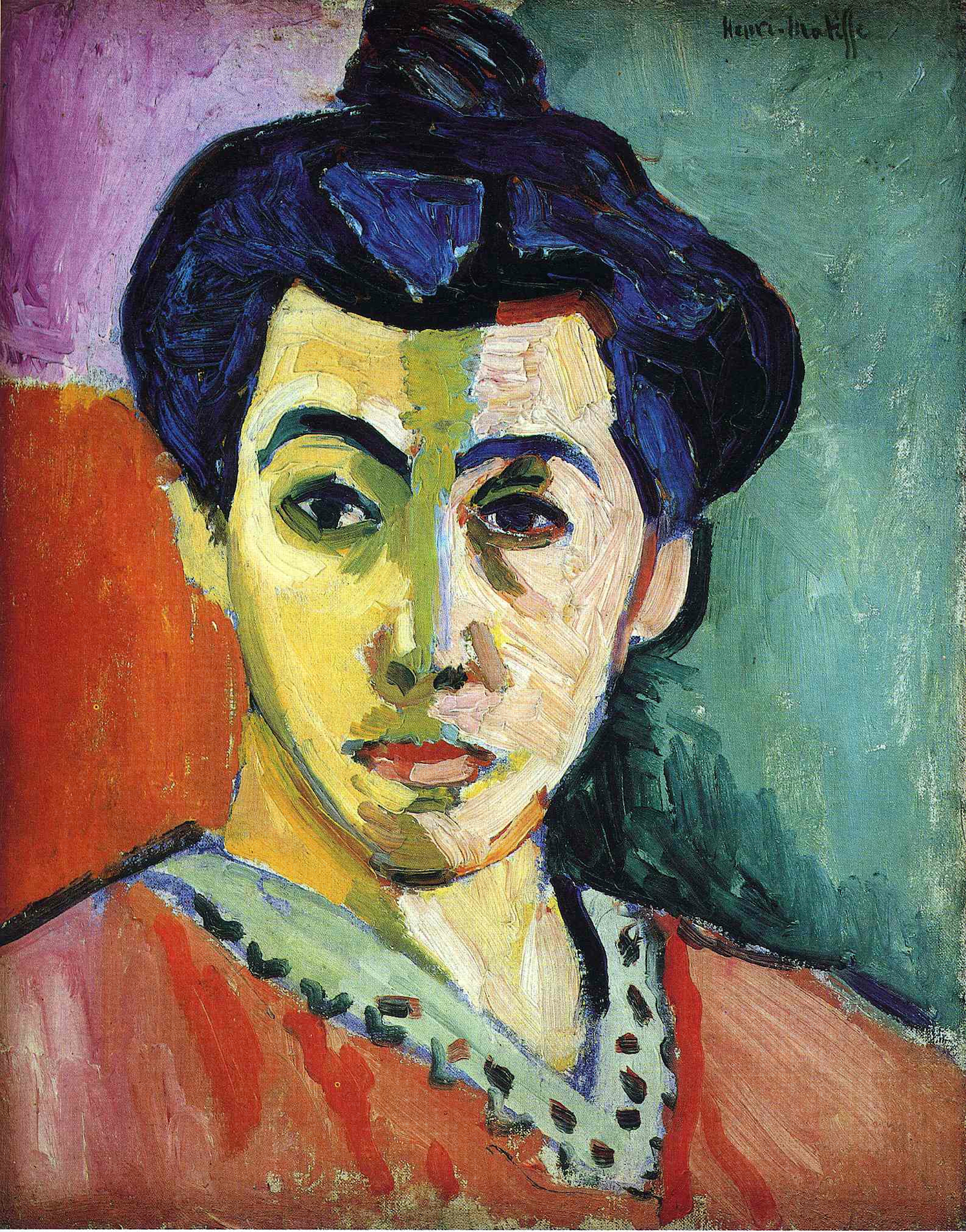 1451x1850 Epph Matisse's The Green Line (1905) - Androgynous Painting