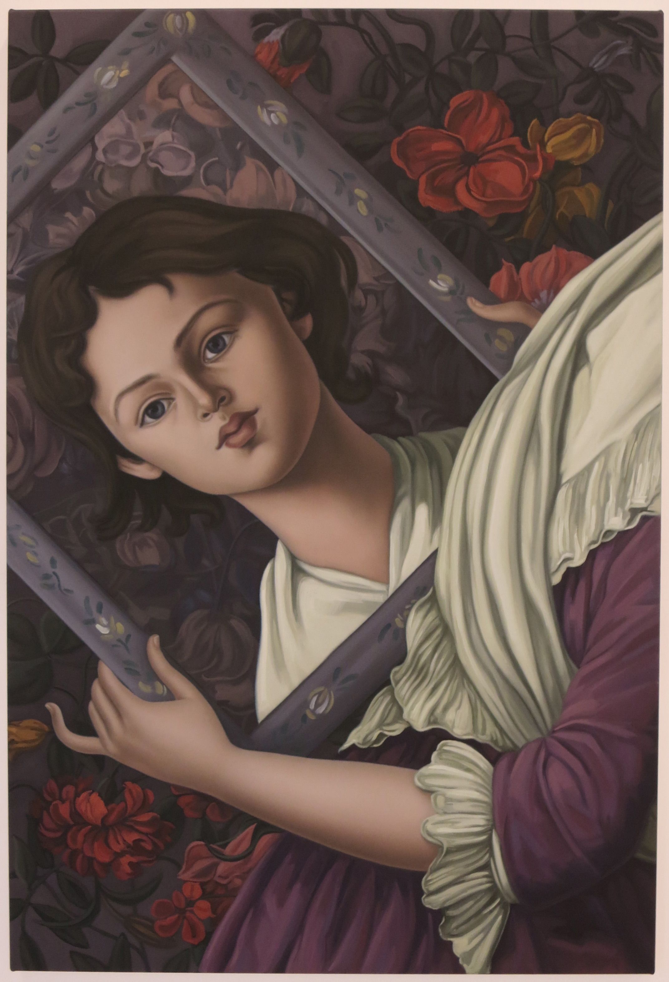 2145x3149 Inspired By Art History And Contemporary Fashion, La Based Oil - Androgynous Painting