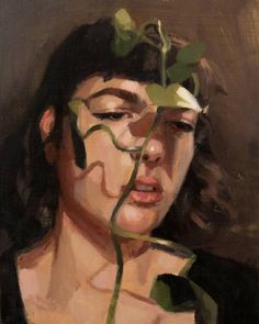 236x295 Saatchi Art Artist Tyler D Graffam Painting, Portrait - Androgynous Painting