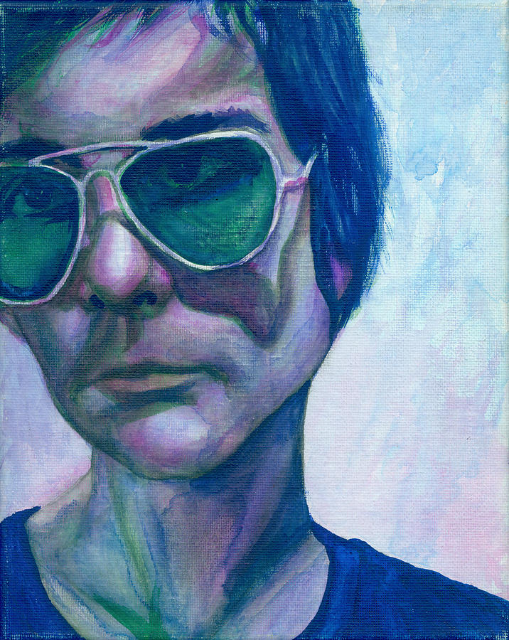 716x900 Aviator Androgynous Painting By Emily Lounsbury - Androgynous Painting