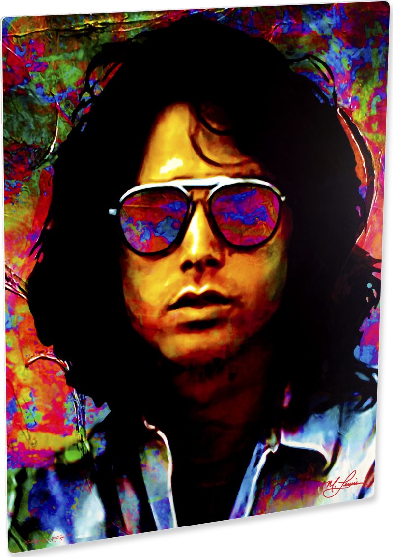 800x1132 Exciting Jim Morrison Art Print Painting Wall Decor Mark Lewis Art - Andy Warhol Jim Morrison Painting