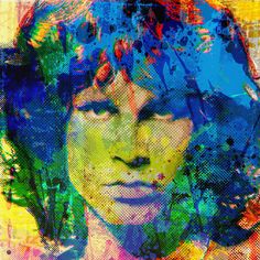 236x236 Excelsior, True Believers! Illustrations By Kostas Seremetis - Andy Warhol Jim Morrison Painting