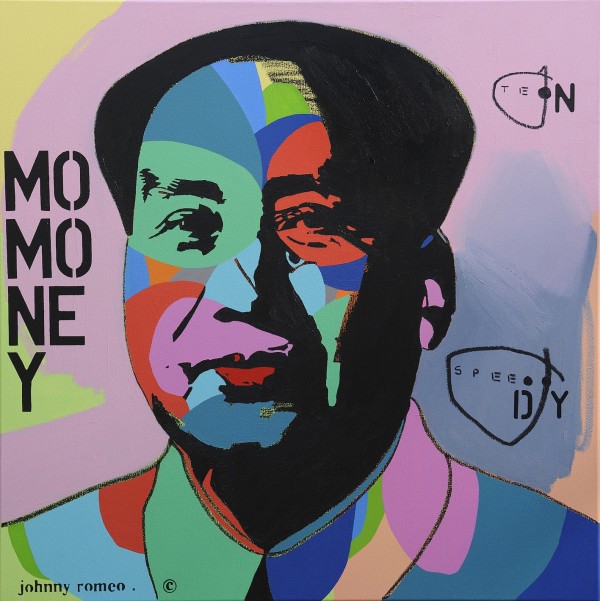 600x601 Johnny Romeo Popism The Andy Warhol Show New Paintings - Andy Warhol Painting