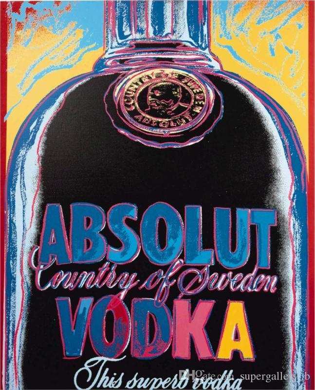 647x800 2018 Absolut Vodka By Andy Warhol,pure Hand Painted Modern Art Oil - Andy Warhol Painting