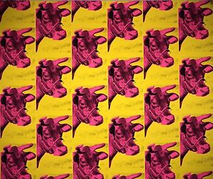 300x252 Red Cow By Andy Warhol Painting Canvas Print Reproduction Art Wall - Andy Warhol Painting