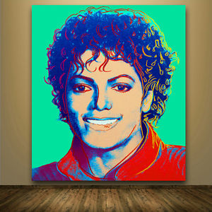 300x300 Andy Warhol New Pop Art Print Michael Jackson Abstract Modern - Andy Warhol Painting