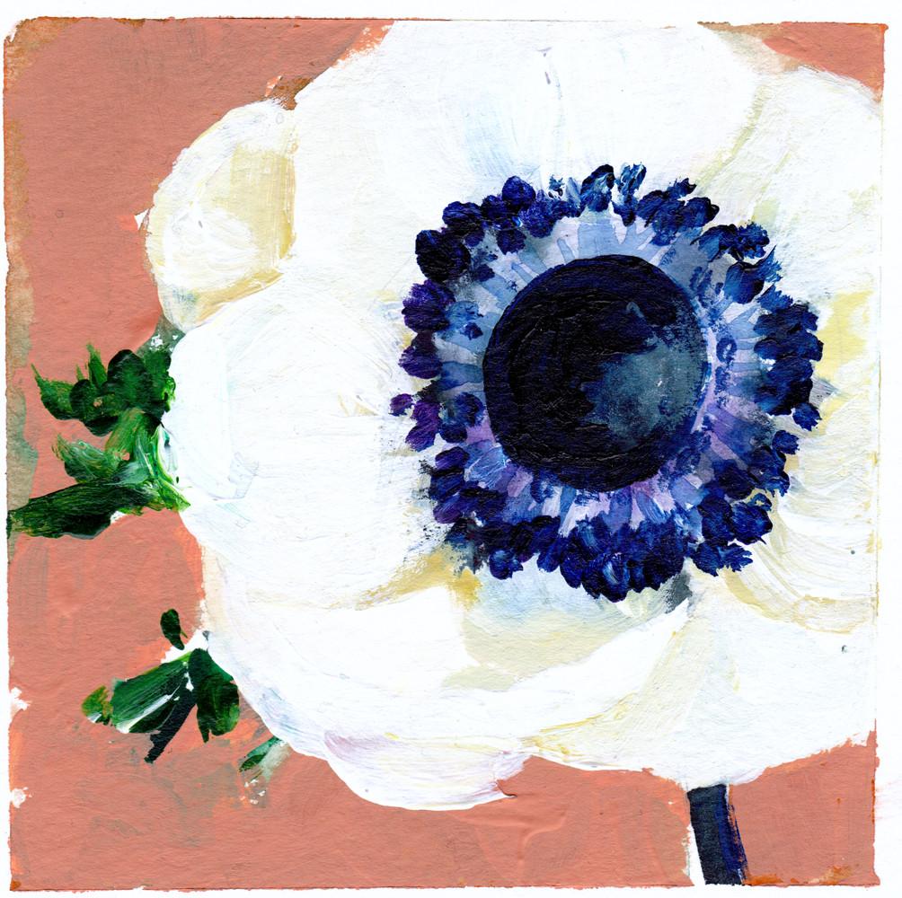 1004x1000 Anemone Art Print - Anemone Painting