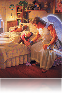 209x310 About Guardian Angels - Angel Comforting Jesus Painting