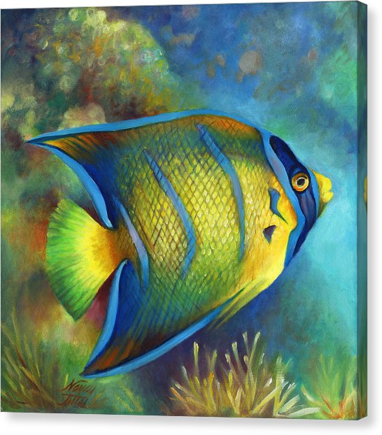 Angel Fish Painting at PaintingValley.com | Explore collection of Angel ...