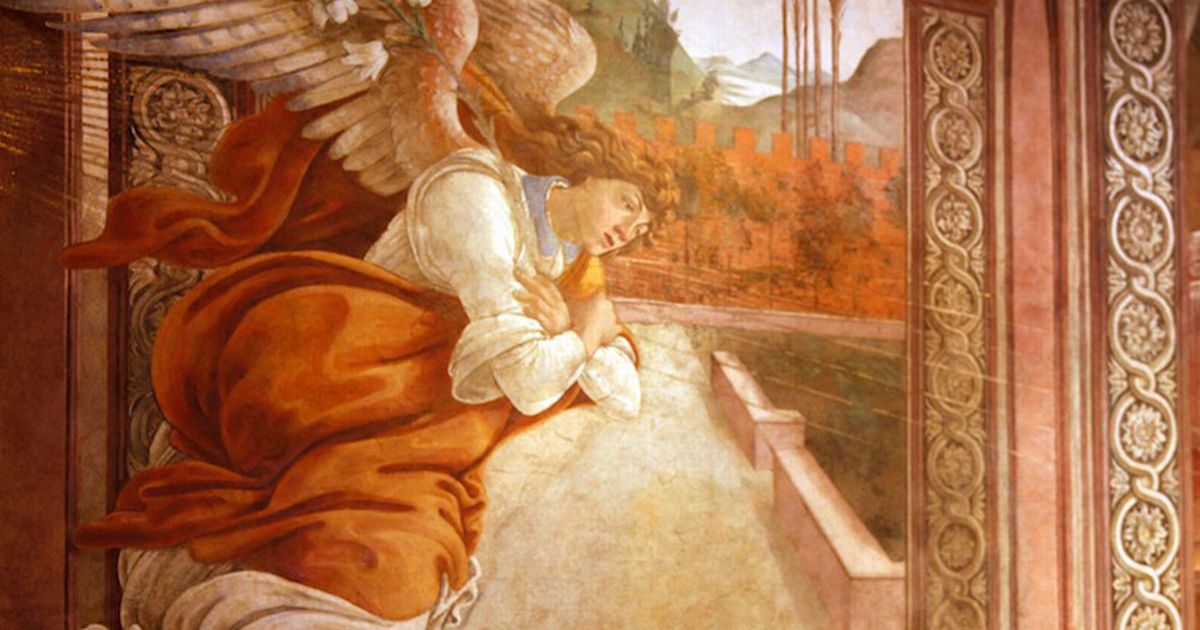 1200x630 Angels Really Do Exist But They Don'T Have Wings Says The Catholic - Angel Halo Painting
