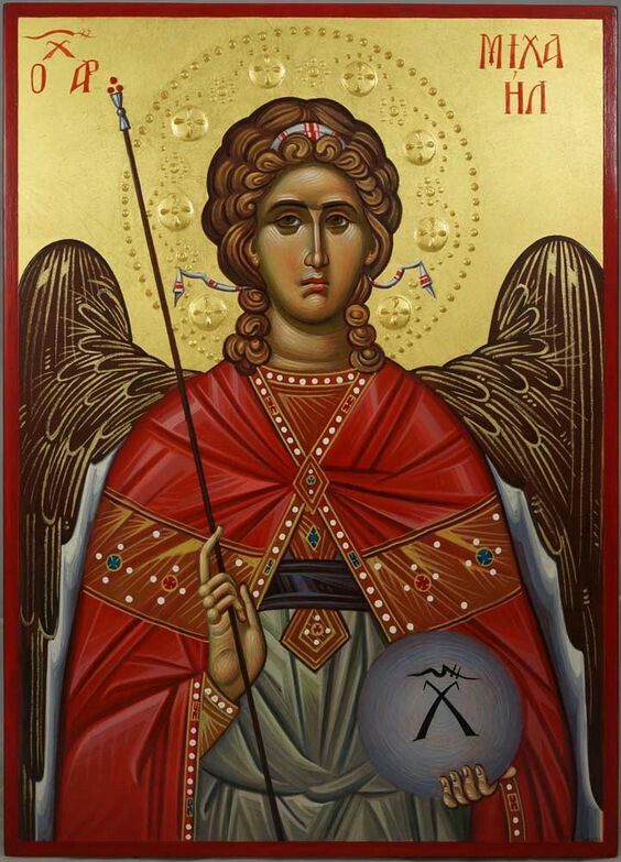 564x783 Archanges Icoane Ortodoxe Icons, Angel - Angel Halo Painting