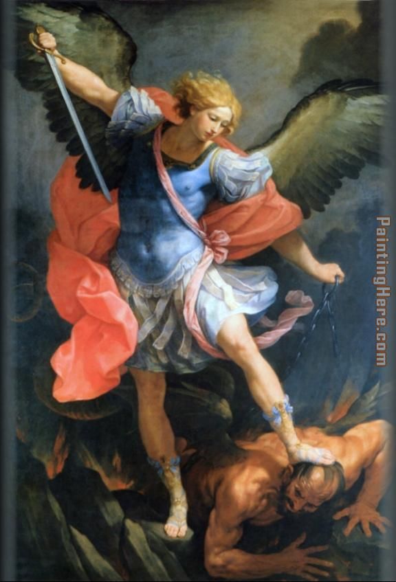 576x847 Guido Reni Archangel Michael Painting Anysize 50% Off - Angel Michael Painting
