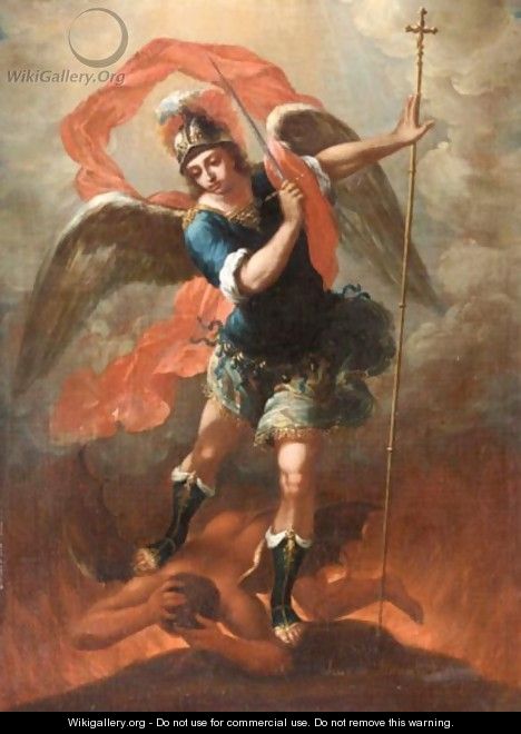 468x660 The Archangel Michael - Angel Michael Painting