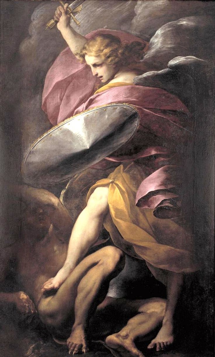 736x1221 139 Best Arch Angel Michael Images On Archangel - Angel Michael Painting