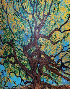 237x300 Angel Oak Tree Paintings Pixels - Angel Oak Painting