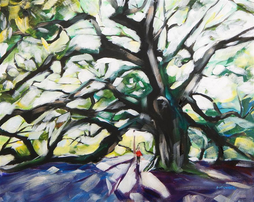 Angel Oak Painting at PaintingValley.com | Explore collection of Angel ...