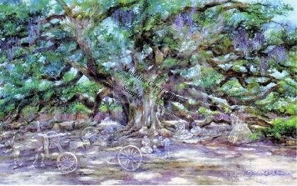420x263 Ghost Images - Angel Oak Tree Painting
