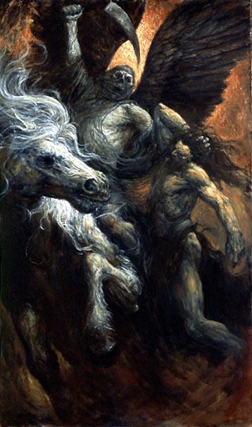 358x605 Marc Fishman Of Deathmarc Fishman, Fantasy Art - Angel Of Death Painting