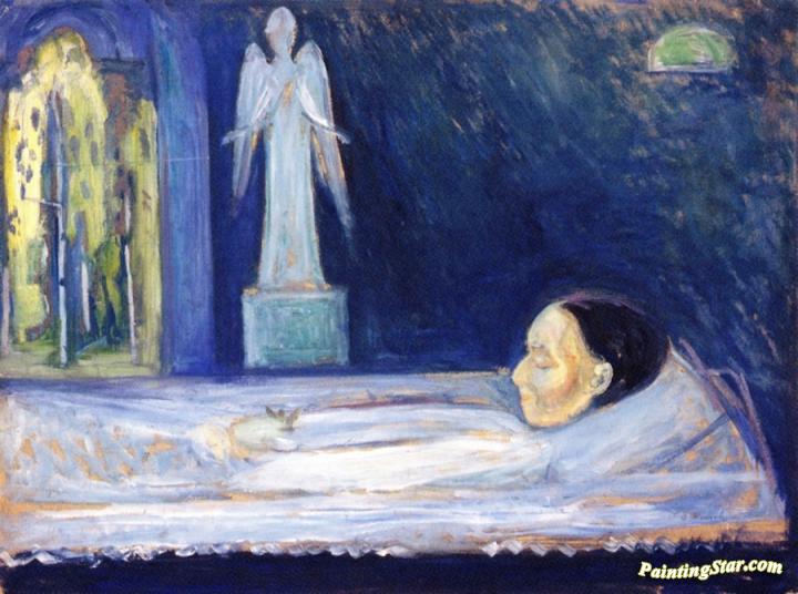 720x536 The Angel Of Death Artwork By Edvard Munch Oil Painting Amp Art - Angel Of Death Painting