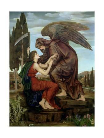 338x450 The Angel Of Death, 1890 Giclee Print By Evelyn De Morgan - Angel Of Death Painting