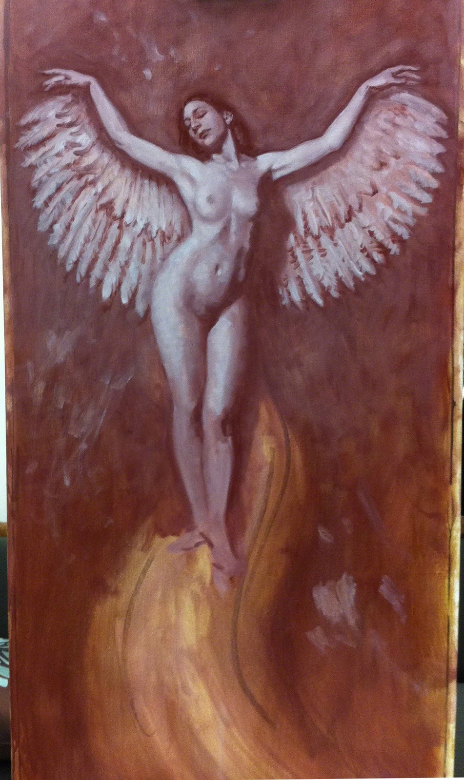 951x1600 Angel Of Death Dexter Season 6 Episode 5 Inferno - Angel Of Death Painting