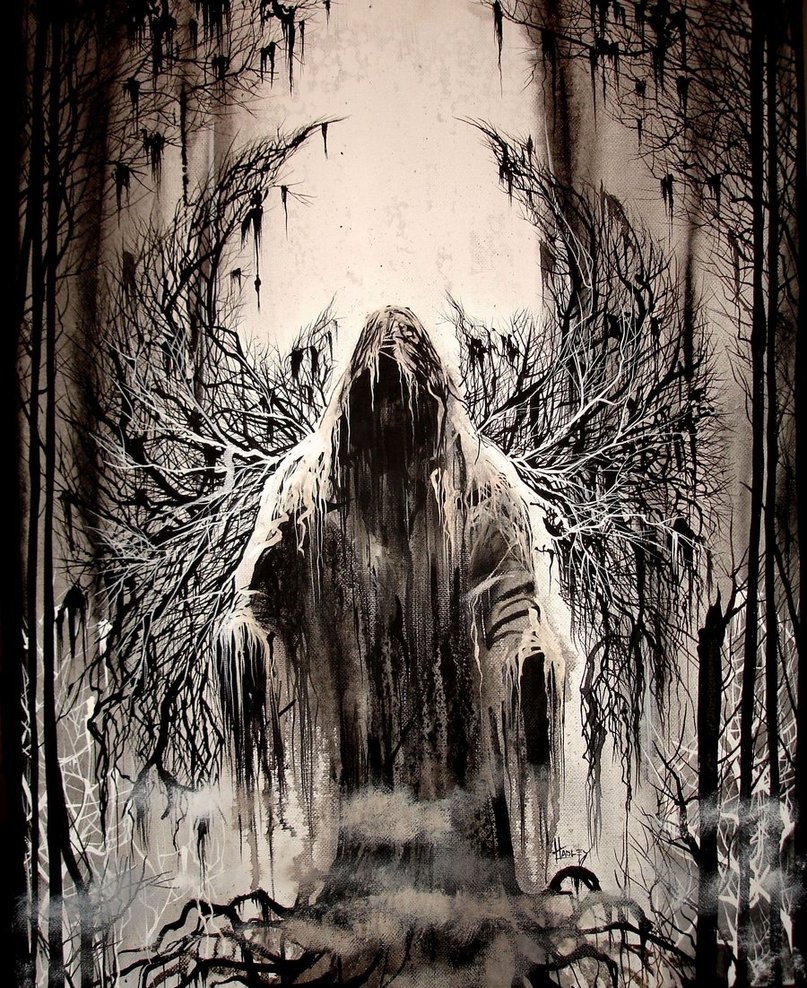 807x988 Angel Of Death By Studiohadley - Angel Of Death Painting