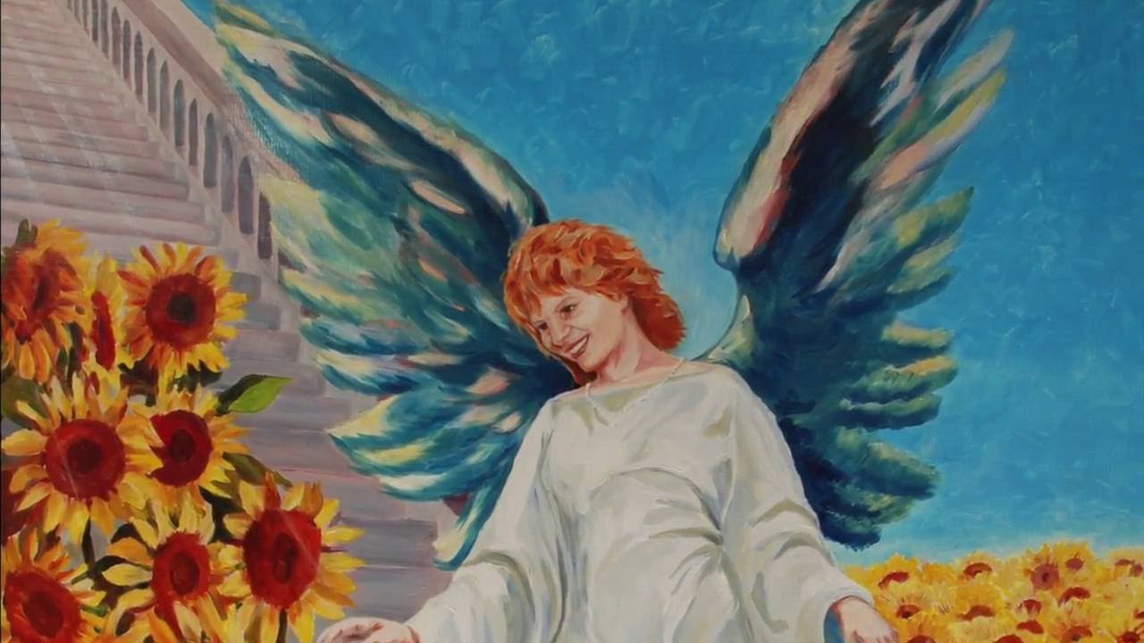 1280x720 Angel Oil Painting Time Lapse - Angel Oil Painting