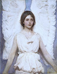 232x300 Angel Oil Paintings Fine Art America - Angel Oil Painting