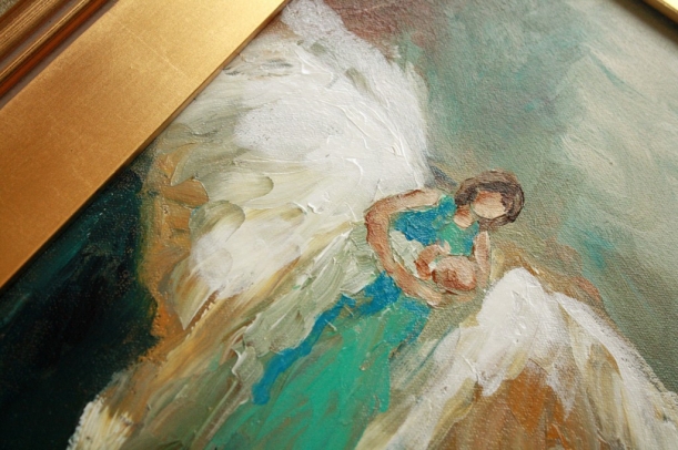 611x406 New Abstract Angels Amanda M. Roberson - Angel Painting Abstract