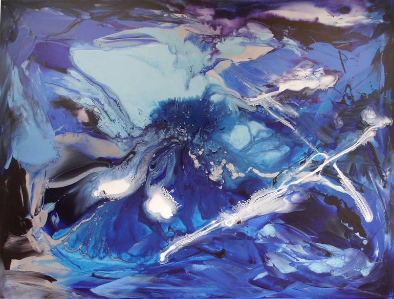 770x585 Saatchi Art Abstract Angel Painting By Paresh Nrshinga - Angel Painting Abstract