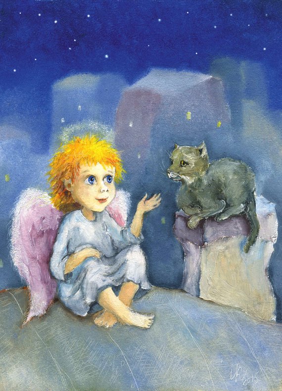 Angel Painting For Kids at PaintingValley.com | Explore collection of ...