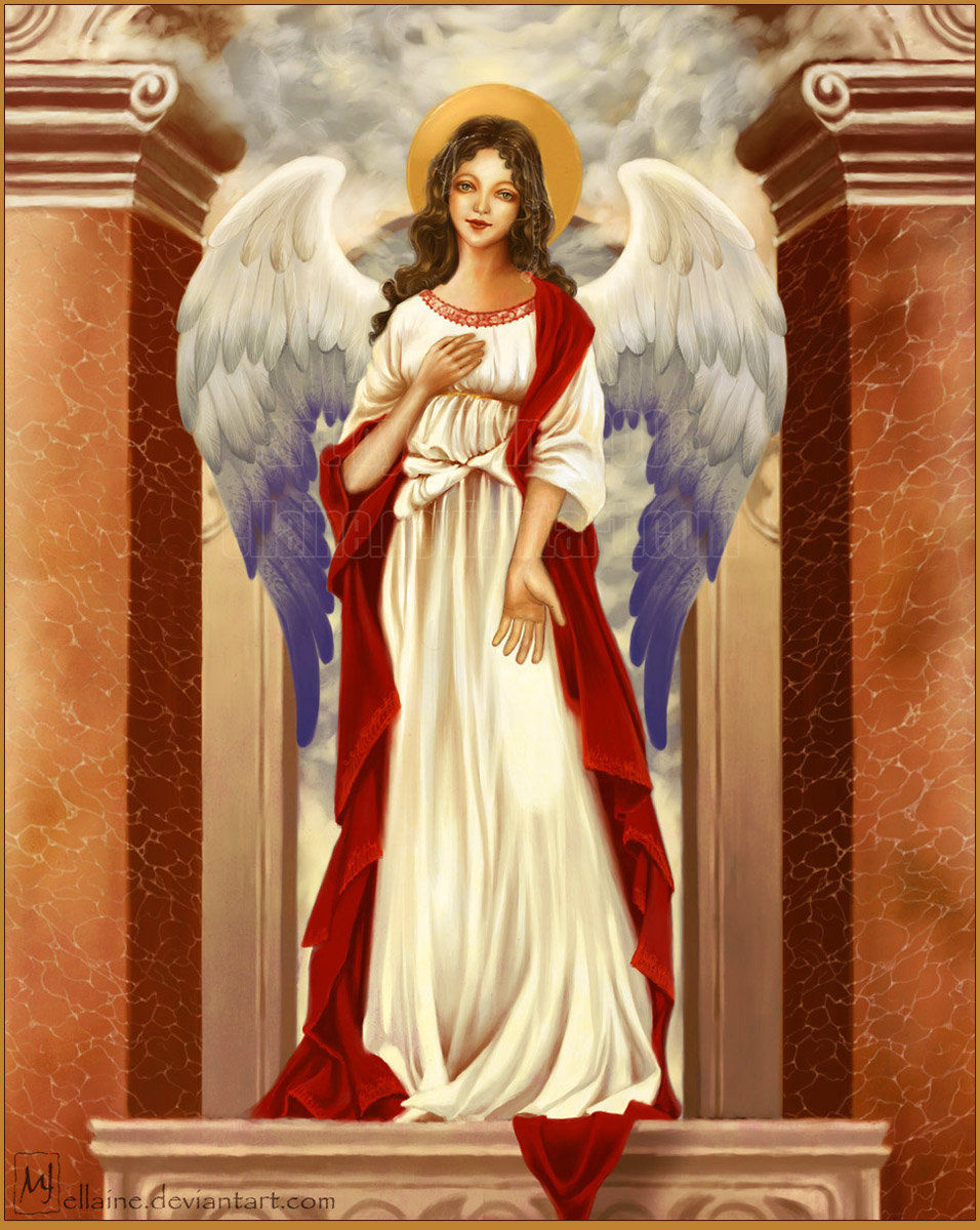 956x1200 Renaissance Angel By Ellaine - Angel Painting Renaissance