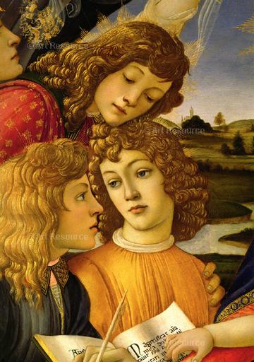 360x512 Art Resource Fine Art Stock Licensing - Angel Painting Renaissance