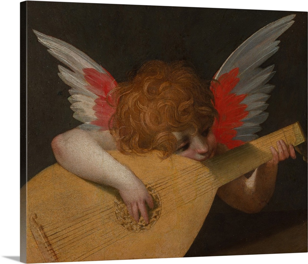 1000x856 Musician Angel, Renaissance Painting By Rosso Fiorentino, 1521 - Angel Renaissance Painting