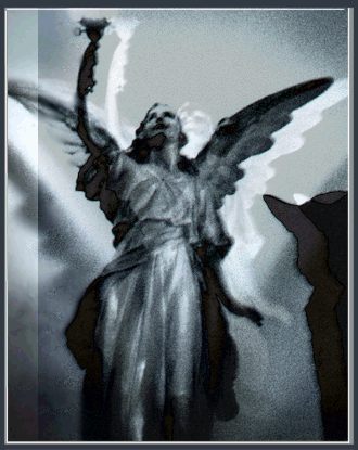 330x415 Angel Statue 2b Rhinoe's Sianipar - Angel Statue Painting