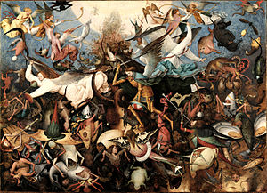 300x217 The Fall Of The Rebel Angels (Bruegel) - Angel War Painting Renaissance