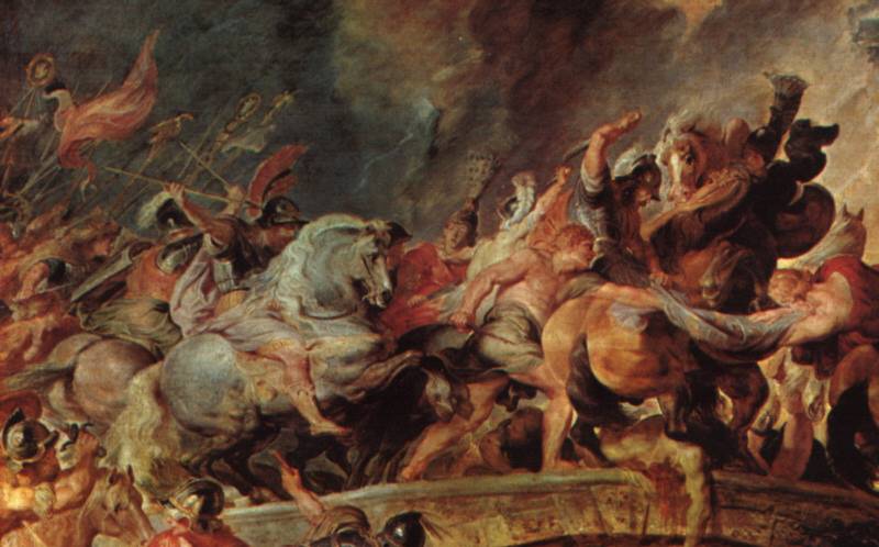 800x498 Webmuseum Rubens, Peter Paul - Angel War Painting Renaissance