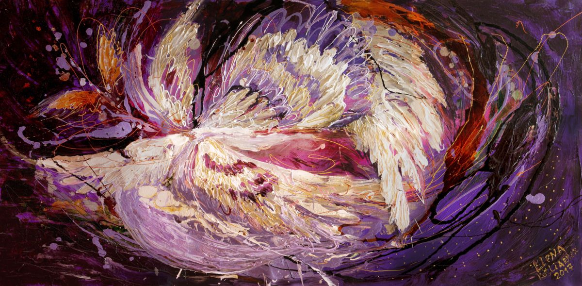 1200x589 The Angel Wings - Angel Wings Painting