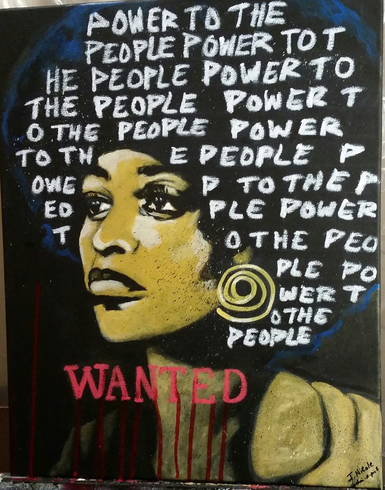 786x1000 Angela Davis Sold - Angela Davis Painting